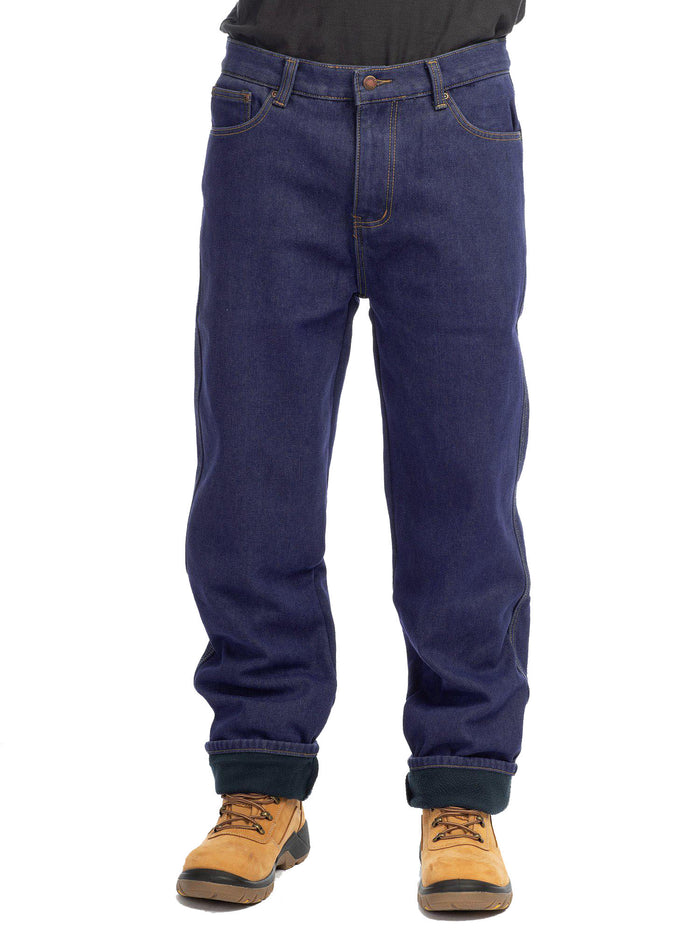 Fleece Lined 5 Pocket Denim Jean